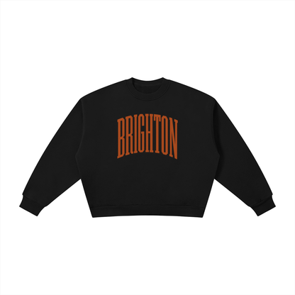 Boxy Fleece Crewneck Sweatshirt