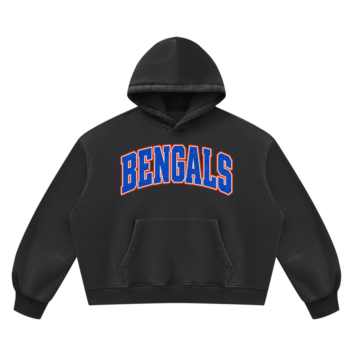 Unisex Vintage Wash Boxy Fleece Hoodie