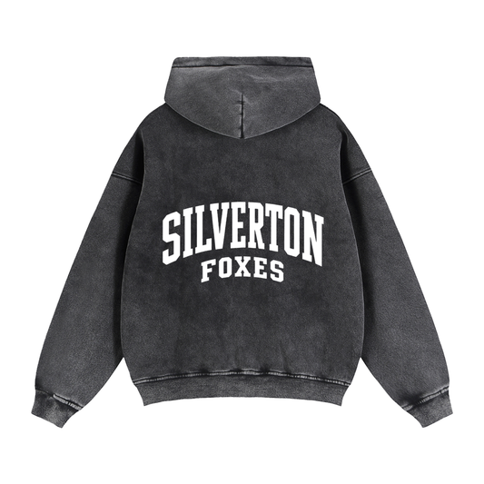 Zip-Through Boxy Fleece Hoodie