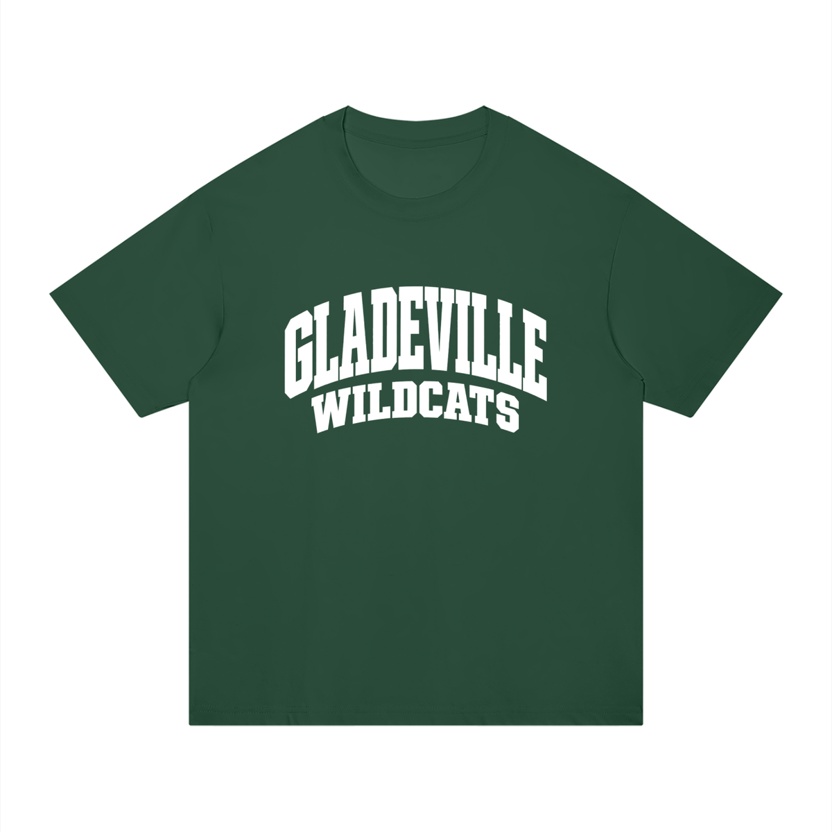 Basic 2 White Gladeville Unisex Regular Fit Cotton T-Shirt