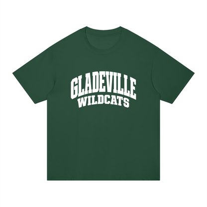 Basic 2 White Gladeville Unisex Regular Fit Cotton T-Shirt