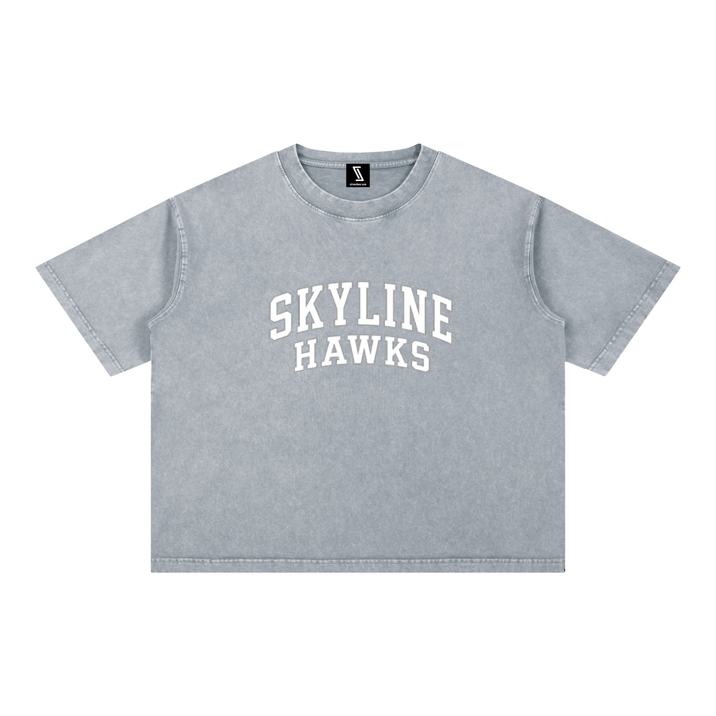 Mineral Wash Boxy Cotton T-Shirt