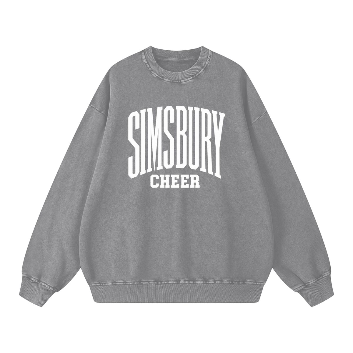 Basic 3 Simsbury Snow Washed Oversized Sweatshirt