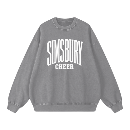 Basic 3 Simsbury Snow Washed Oversized Sweatshirt