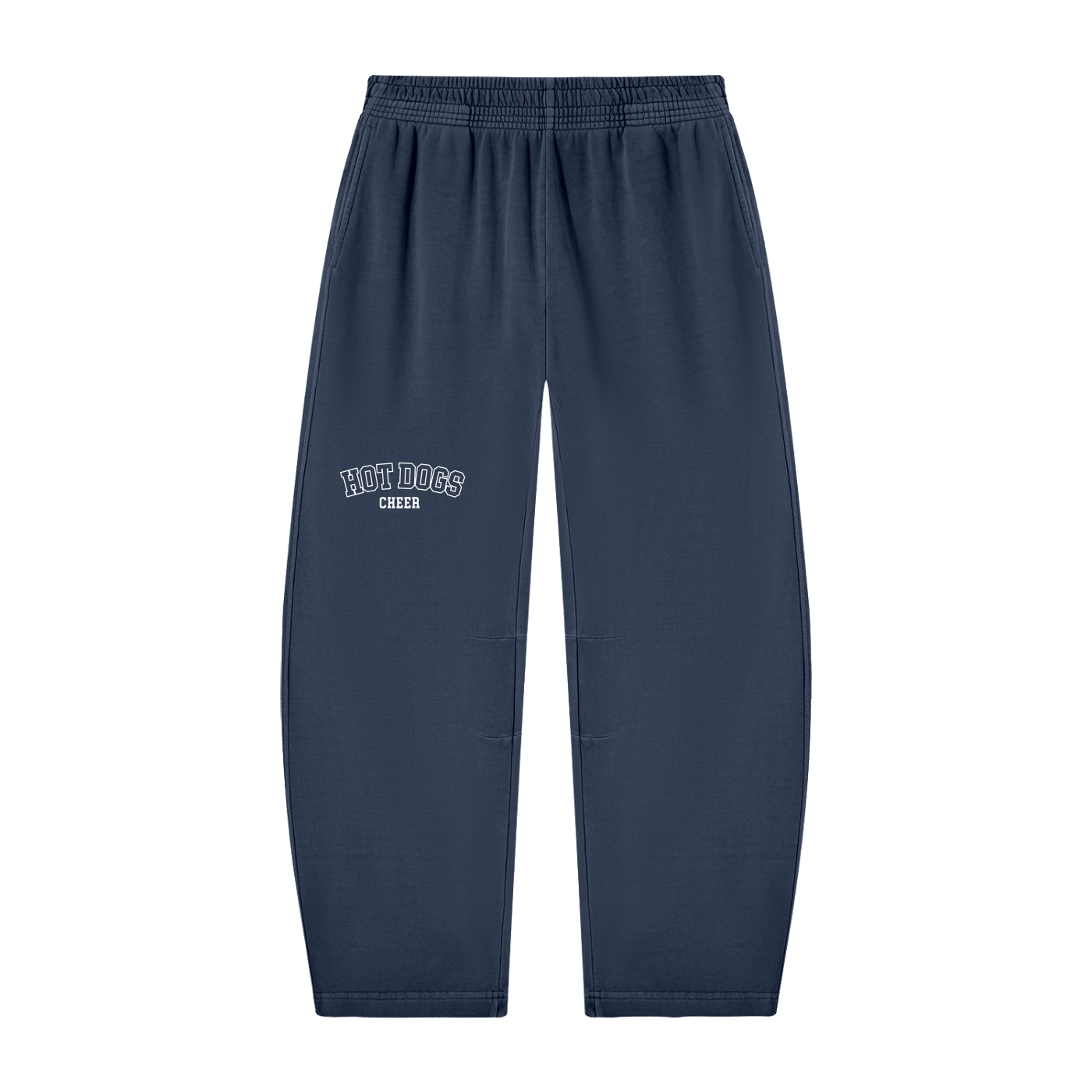 Hot Dogs Vintage Washed Barrel Leg Sweatpants