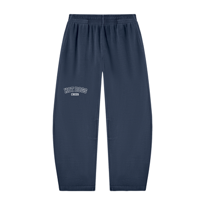 Hot Dogs Vintage Washed Barrel Leg Sweatpants