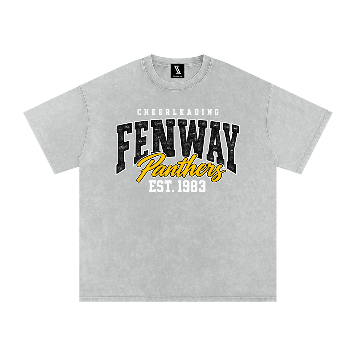 Vintage Fenway Snow Washed Oversized Cotton T-Shirt