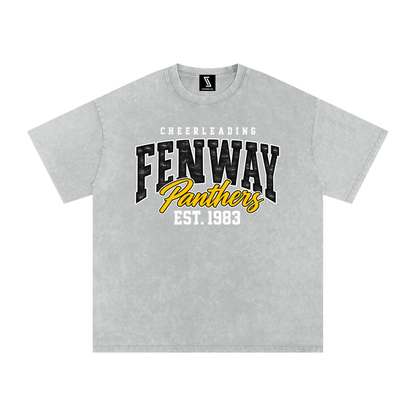 Vintage Fenway Snow Washed Oversized Cotton T-Shirt