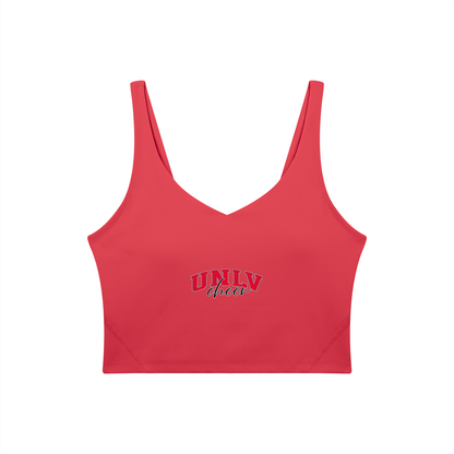Cursive UNLV Women's V-Neck Yoga Sports Bra