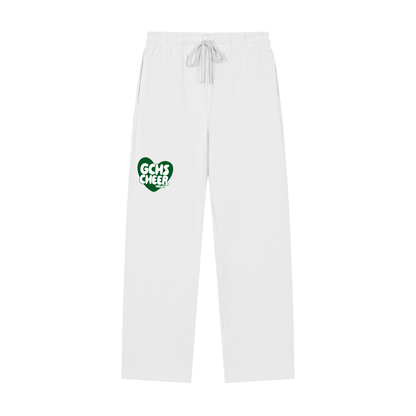 Heart Straight-Leg Sweatpants