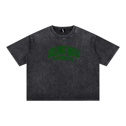 Basic 2 Lakewood Ranch Mineral Wash Boxy Cotton T-Shirt