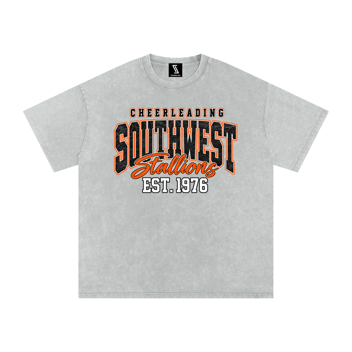 Vintage Southwest Snow Washed Oversized Cotton T-Shirt