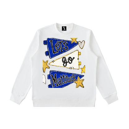 Lets Go Mattituck Essential Heavyweight Crewneck Sweatshirt