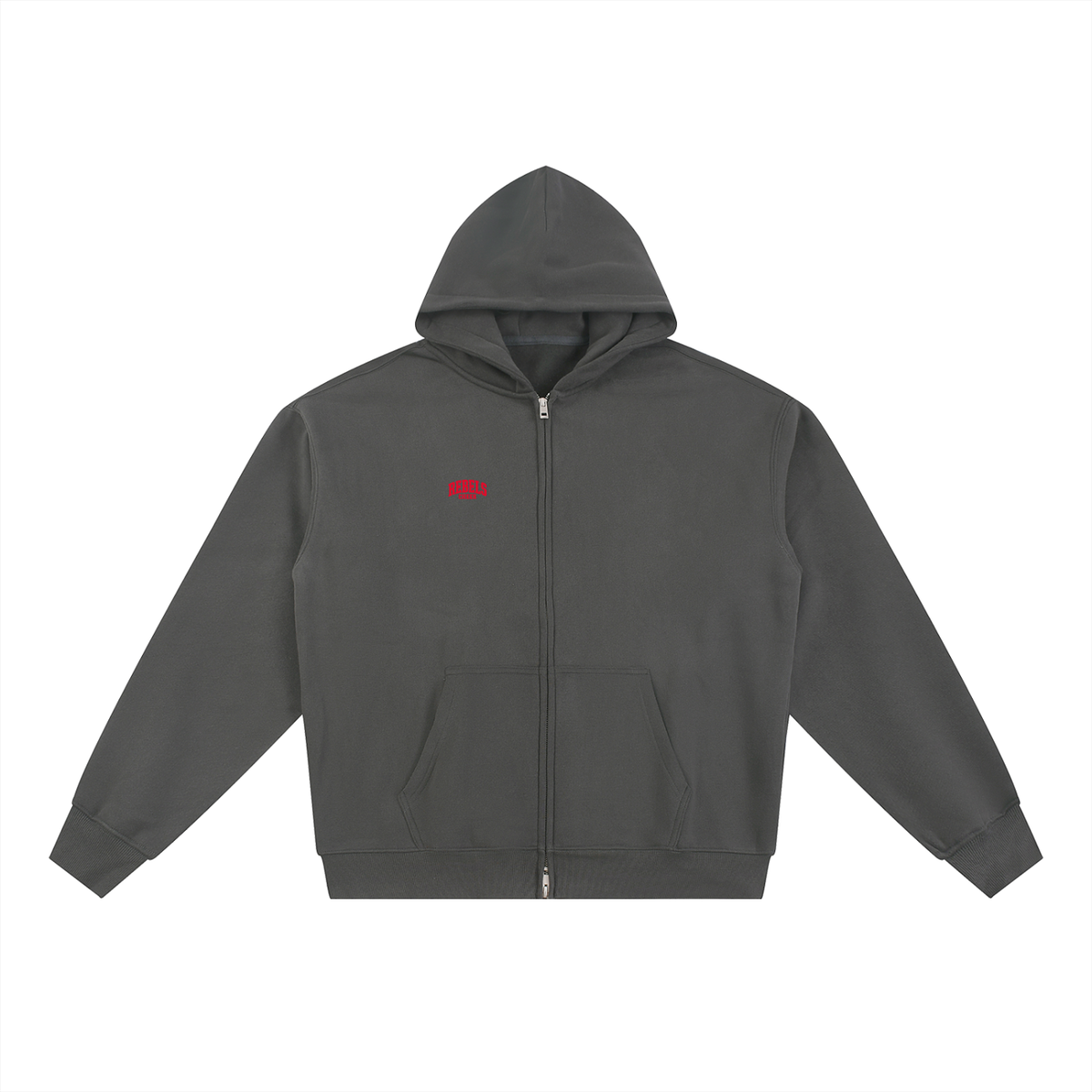 Simple UNLV Essential Fleece Zip-Through Hoodie
