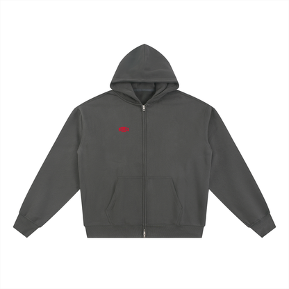 Simple UNLV Essential Fleece Zip-Through Hoodie
