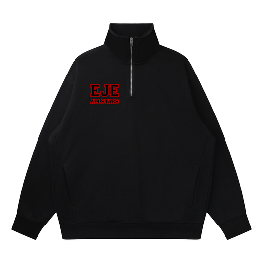 Quarter-Zip Drop Shoulder Sweatshirt