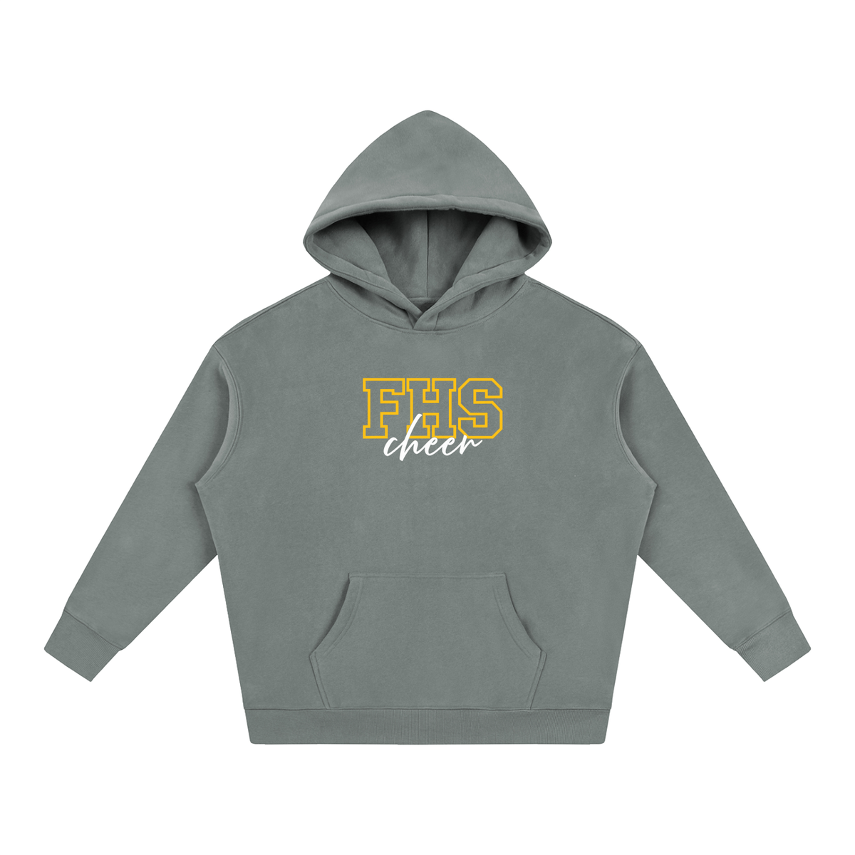 Cursive Front Fenway Oversize Fleeced Hoodie