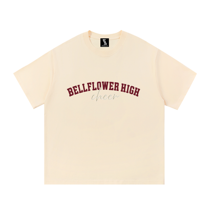 Cursive Bellflower Essential Cotton T-Shirt