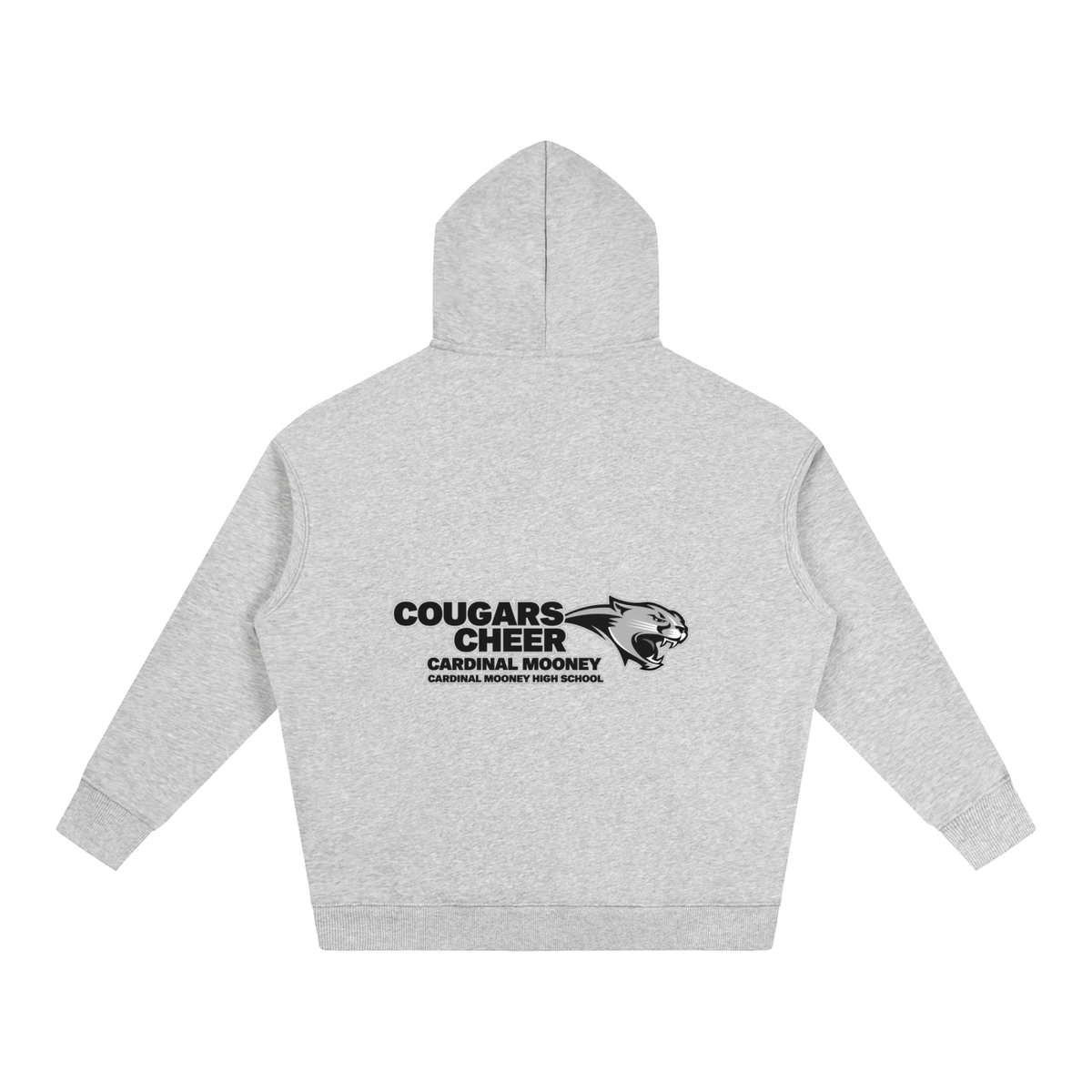 Vector Star Front Cardinal Mooney Oversize Fleeced Hoodie