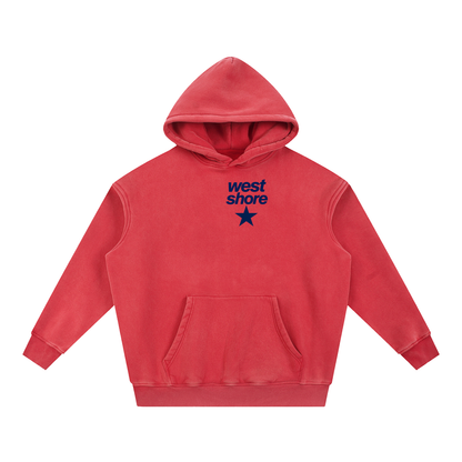 Big Star West Shore Snow Wash Fleece Oversize Hoodie