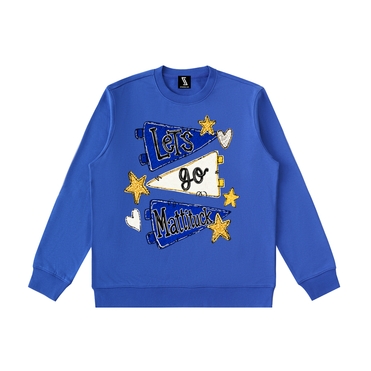 Lets Go Mattituck Essential Heavyweight Crewneck Sweatshirt