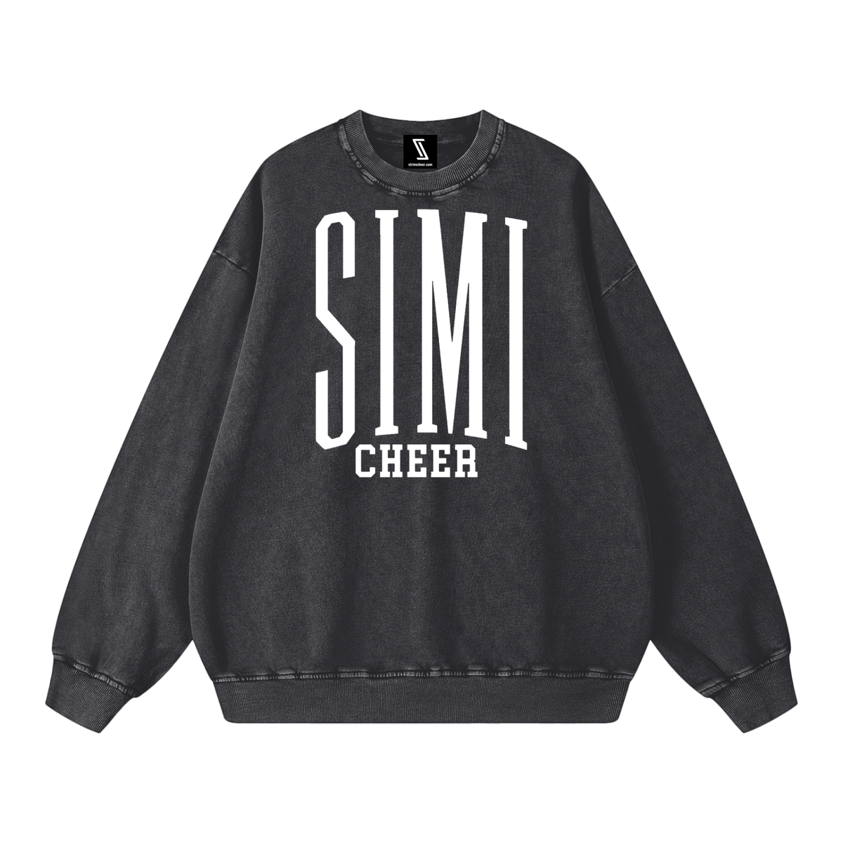 Basic 3 Simi Valley Snow Washed Oversized Sweatshirt