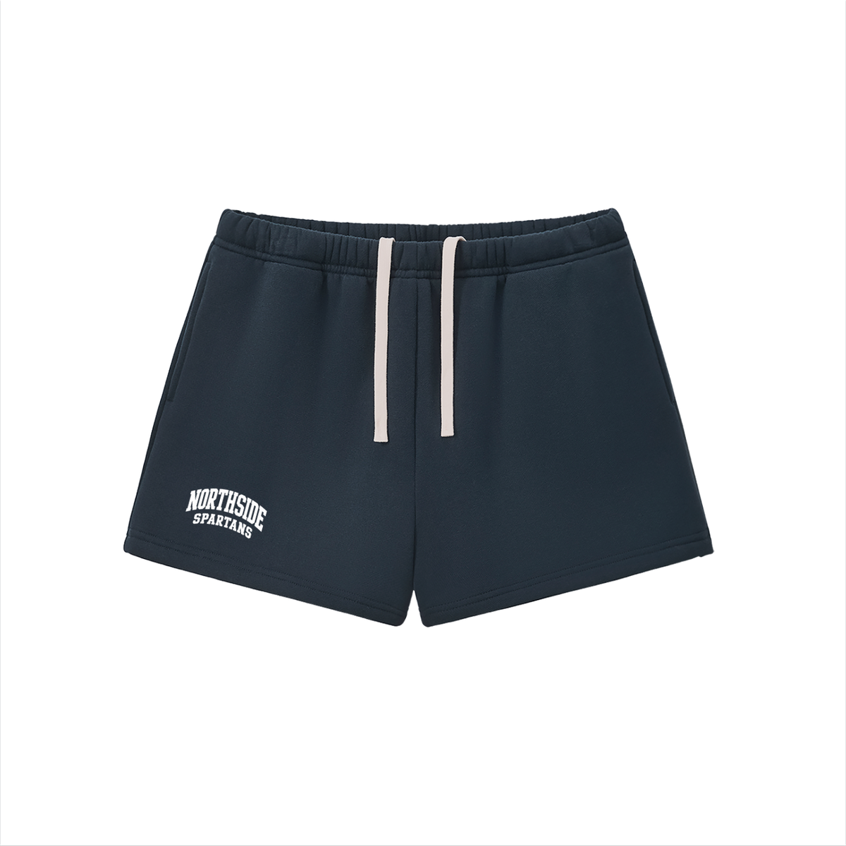 Basic 2 White Northside Essential Fleece Drawstring Sweatshorts