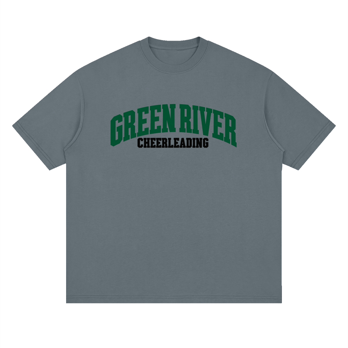 Basic 1 Green River Oversized Drop Shoulder T-Shirt