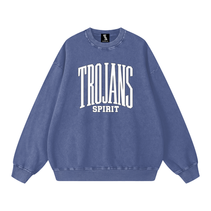 Snow Washed Oversized Sweatshirt