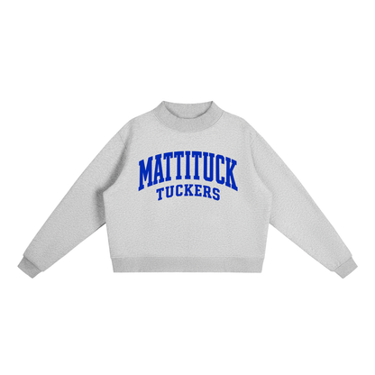 Basic 2 Mattituck Essential Fleece Mock-Neck Crew Sweatshirt