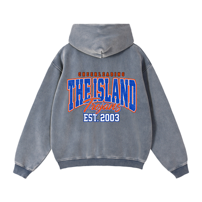 Zip-Through Boxy Fleece Hoodie