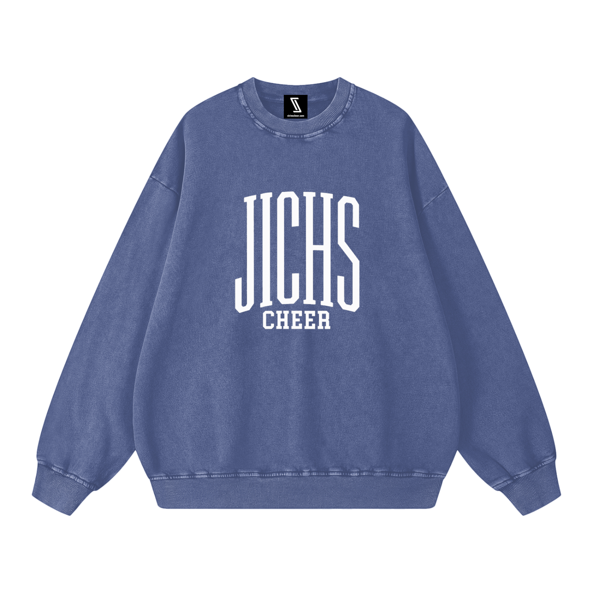 Basic 3 James Island Snow Washed Oversized Sweatshirt