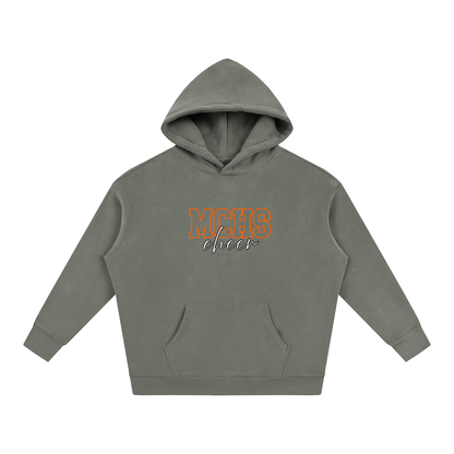 Cursive Front Meigs County Oversize Fleeced Hoodie