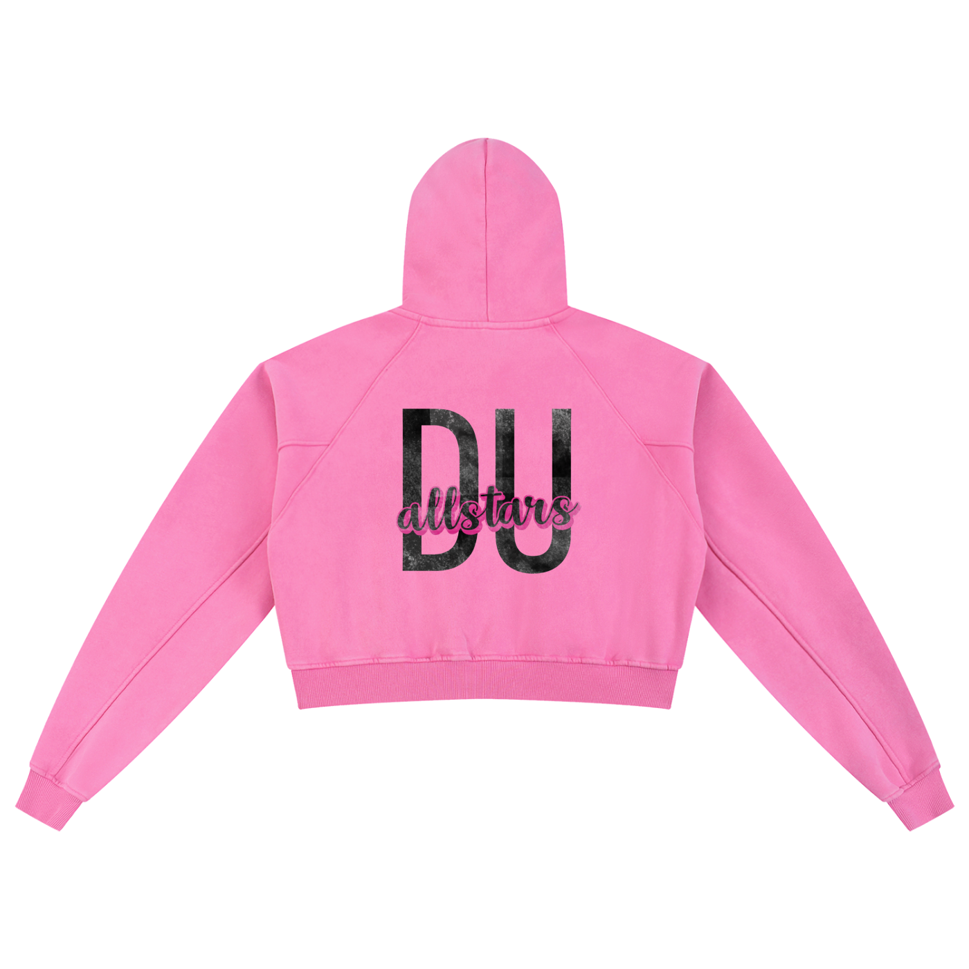 Snow Washed Cropped Hoodie