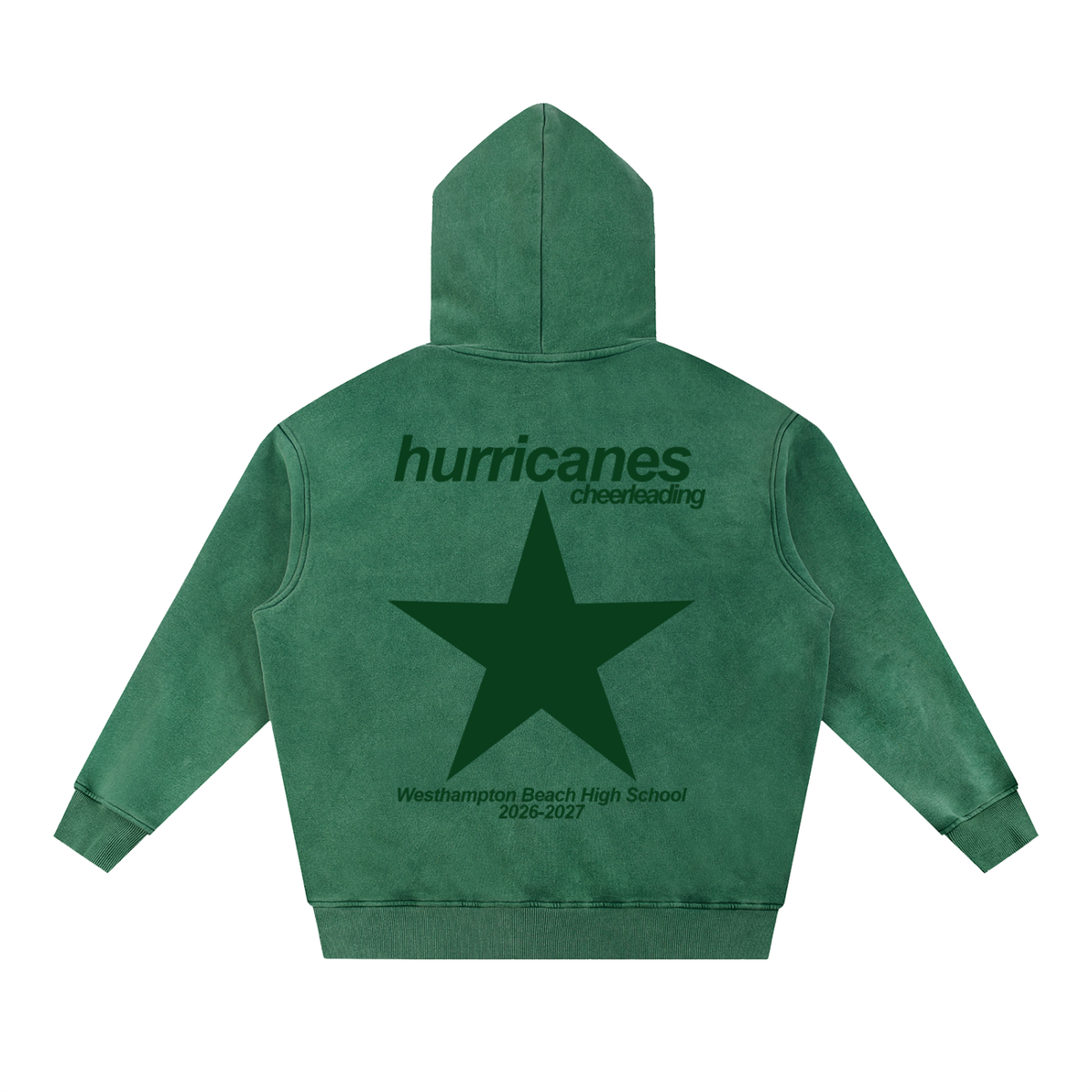 Snow Wash Fleece Oversize Hoodie