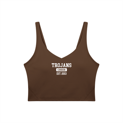 Old School James Island Women's V-Neck Yoga Sports Bra
