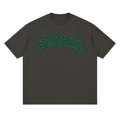 Polka Dot Green River Oversized Drop Shoulder T-Shirt