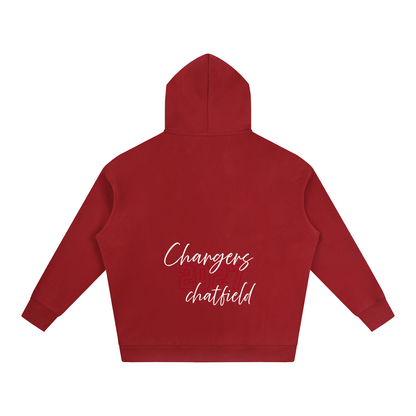 Cursive Front Chatfield Oversize Fleeced Hoodie