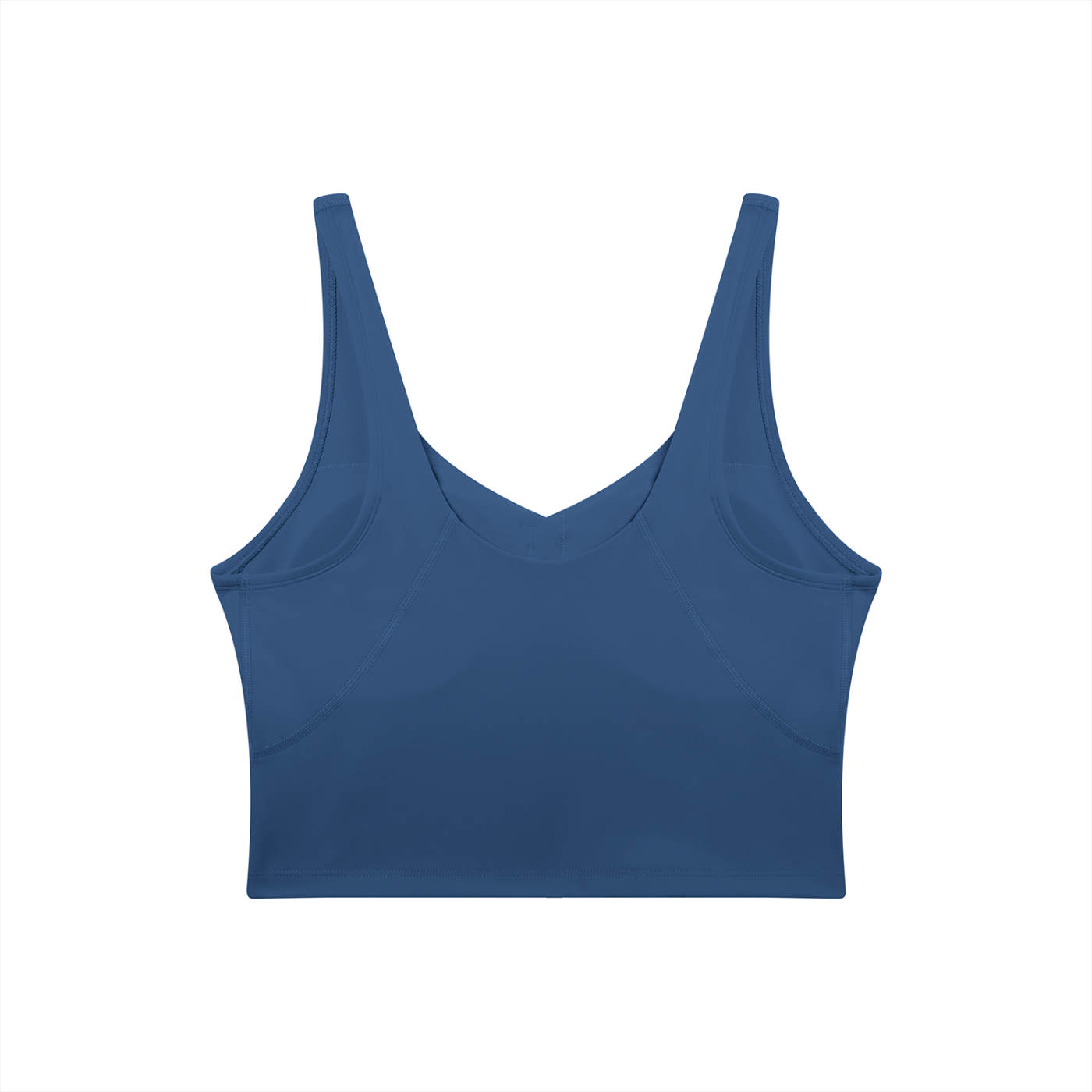 Cursive Oasis Women's V-Neck Yoga Sports Bra
