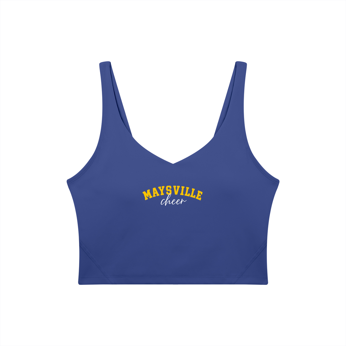 Cursive Maysville Women's V-Neck Yoga Sports Bra