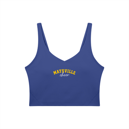 Cursive Maysville Women's V-Neck Yoga Sports Bra