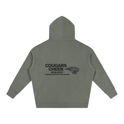 Vector Star Front Cardinal Mooney Oversize Fleeced Hoodie