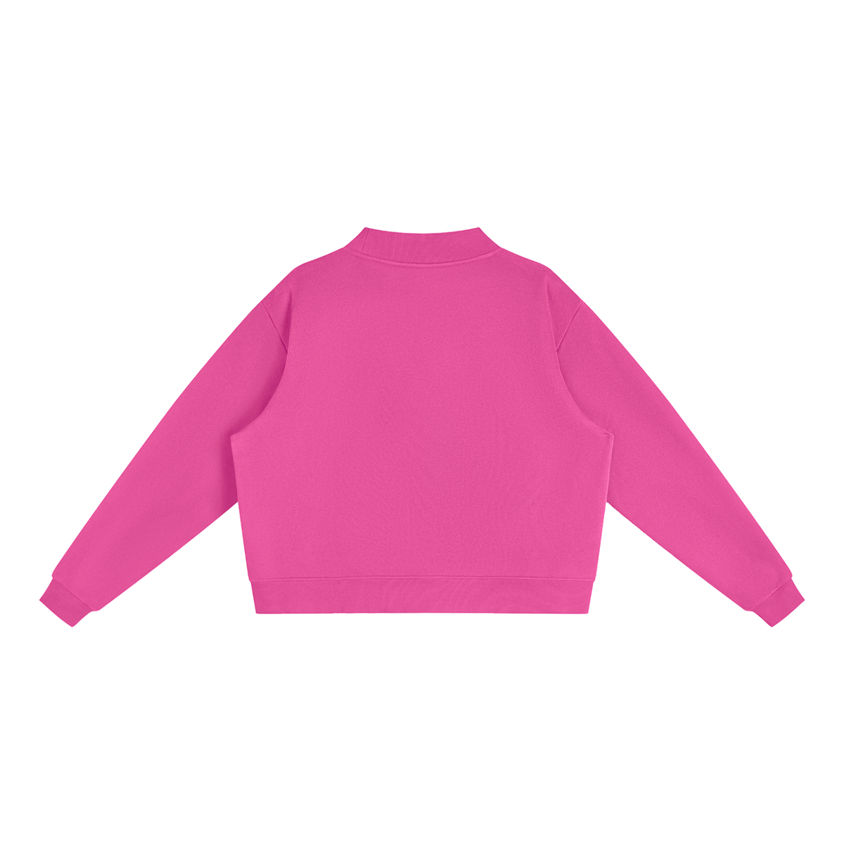 *NEW* Polka Dot Fleece Mock-Neck Crew Sweatshirt