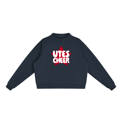 Star Utes Essential Fleece Mock-Neck Crew Sweatshirt