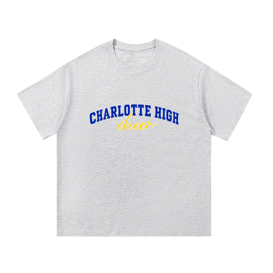 Cursive Charlotte Essential Oversized Cotton T-Shirt