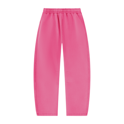 Power Athletics Unisex Vintage Wash Barrel Leg Fleece Sweatpants
