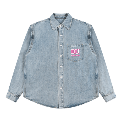 Unisex Vintage Wash Denim Jacket