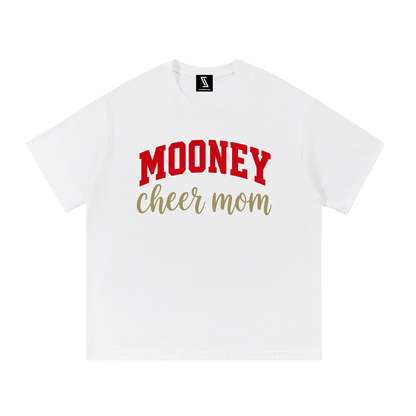 Cheer Mom Cardinal Mooney Essential Cotton T-Shirt