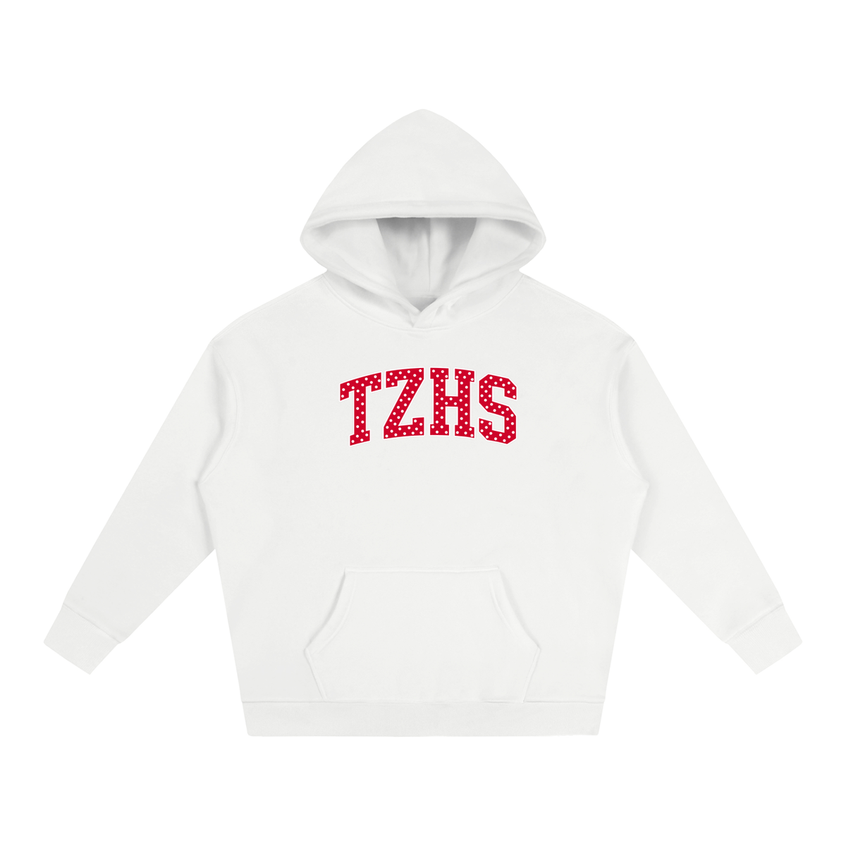 Polka Dot Tappan Zee Oversize Fleeced Hoodie