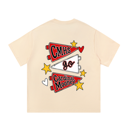 Lets Go Cardinal Mooney Essential Oversized Cotton T-Shirt